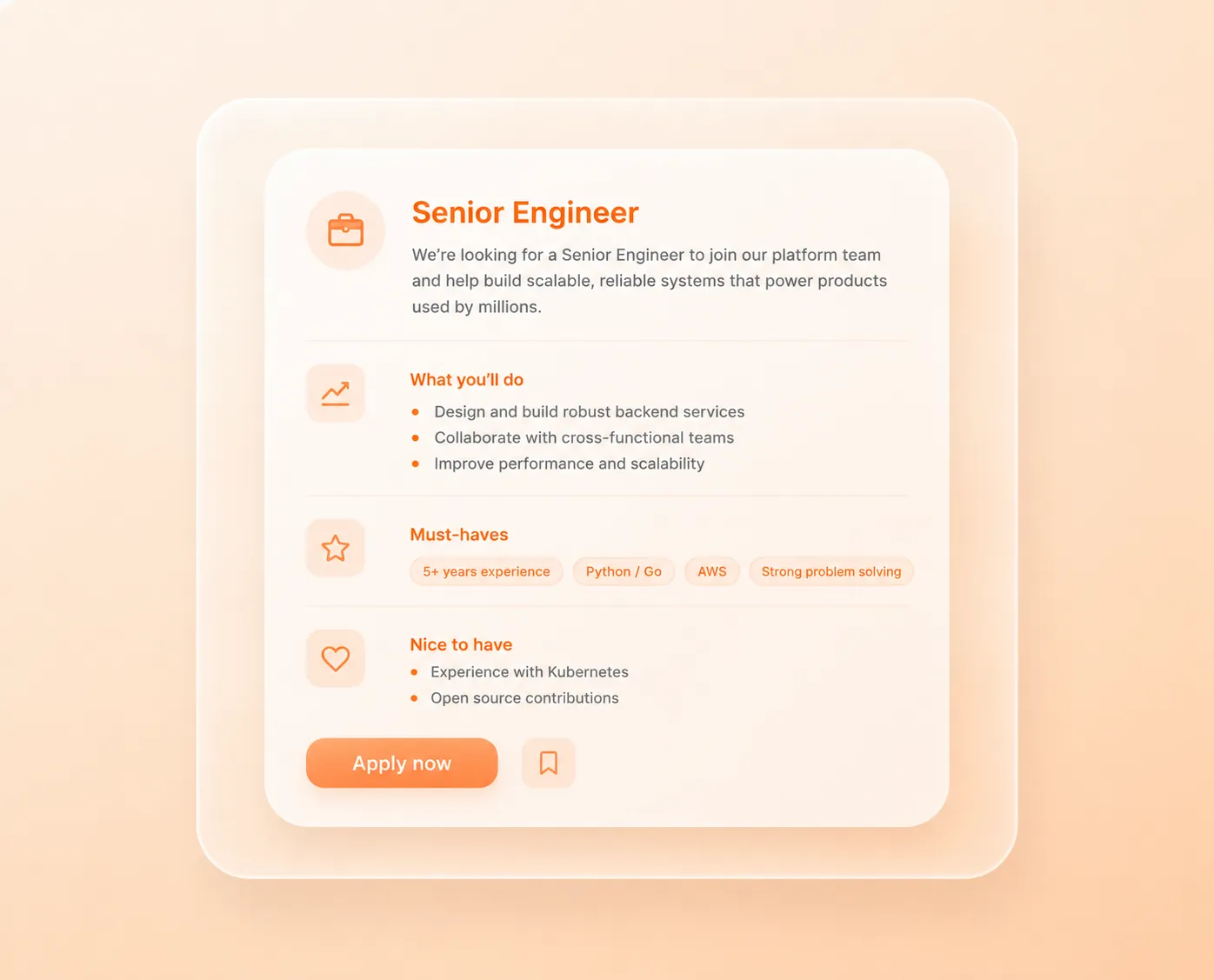 Write Job Ad UI